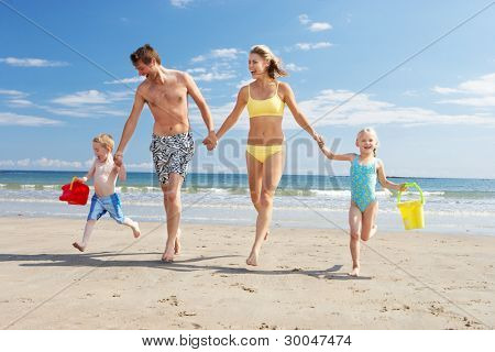 Picture or Photo of Family on beach vacation