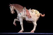 pic of horse  - a Chinese ceramic horse ancient sculpture - JPG 