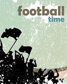 foto of sports  - grunge sports crowd poster - JPG 