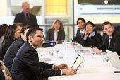 image of meeting  - Business people in board room meeting - JPG 