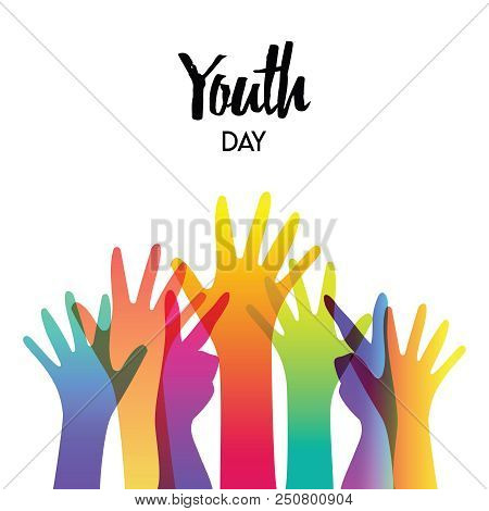 Poster: Happy Youth Day Greeting Card