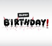 stock photo of card  - Funny Birthday card - JPG 