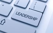 pic of leadership  - Leadership button on keyboard with soft focus - JPG 