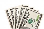 pic of monetary  - cash american dollars on a white background - JPG 