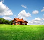 image of blue sky  - New house - JPG 