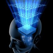 stock photo of byte  - Concept of thinking - JPG 