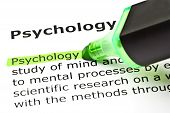 pic of psychology  - The word  - JPG 