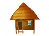 picture of hut  - Illustration of a wooden hut - JPG 
