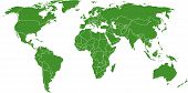 pic of map  - There is a global map of world - JPG 