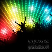 foto of people  - EPS10 Party People Vector Background  - JPG 