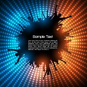 pic of group  - EPS10 Party People Vector Background  - JPG 