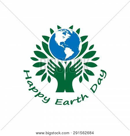 Poster: Happy Earth Day Lettering Poster