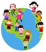 stock photo of fraternity  - kids - JPG 