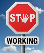 stock photo of funds  - stop working - JPG 
