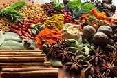 foto of food  - Herbs and spices selection - JPG 