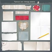 picture of newspaper  - Vector set  - JPG 