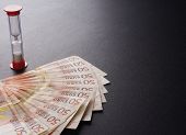 stock photo of money  - Time and money - JPG 