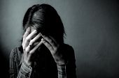 stock photo of woman  - Woman Depressed - JPG 