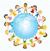 stock photo of world  - World Unity - JPG 