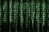 stock photo of matrix  - green matrix background computer generated - JPG 
