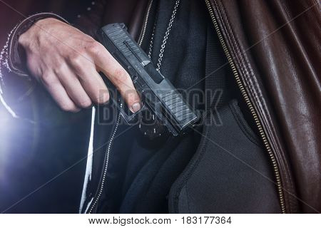 Poster: police officer is grabbing for