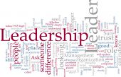 picture of leadership  - Word cloud concept illustration of leadership management - JPG 