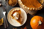 Homemade Pumpkin Pie For Thanksigiving