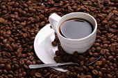 stock photo of yield  - Cup with coffee - JPG 