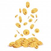 pic of currency  - golden coin - JPG 