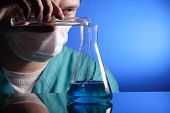 stock photo of science  - science experiment - JPG 