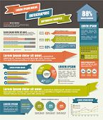 picture of internet  - vector set of infographic elements - JPG 