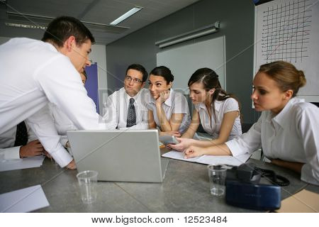 Picture or Photo of Business people in a meeting room