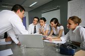 foto of meeting  - Business people in a meeting room - JPG 