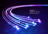 stock photo of science  - Optical Fibers - JPG 