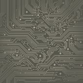 foto of circuit  - abstract vector background with high tech circuit board - JPG 