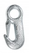 stock photo of latch  - Crane eye snap hook with latch - JPG 