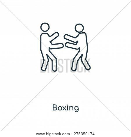 Poster: Boxing Icon In Trendy Design