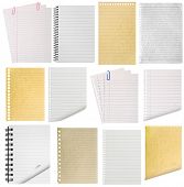 image of notebook  - A page ripped off from the notebook - JPG 