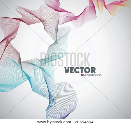 Picture or Photo of Abstract vector background with lines