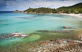 pic of france  - Beautiful beach in Corsica island  - JPG 
