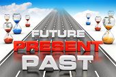pic of yesterday  - Business vision perspective and time passing concept - JPG 