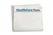 stock photo of newspaper  - Health Care News - JPG 