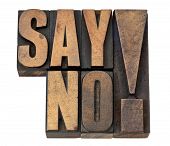 pic of time  - say no exclamation  - JPG 