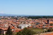 foto of france  - Red roofs of old town Perpignan France - JPG 