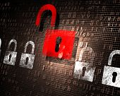 foto of locking  - Security concept - JPG 