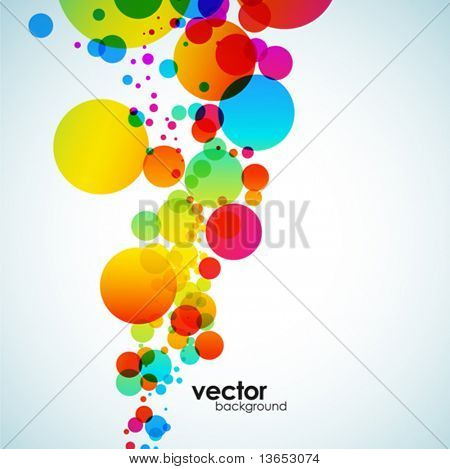 Picture or Photo of Abstract colorful background. Vector.