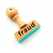 stock photo of fraud  - fraud stamp showing crime concept with copyspace - JPG 