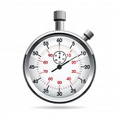 image of watch  - Raster  illustration of stop watch - JPG 