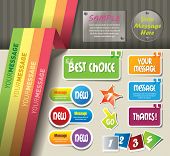 image of objects  - Colorful realistic design elements - JPG 