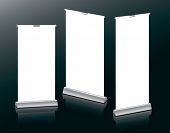 stock photo of standing  - Banner Stands in your design - JPG 